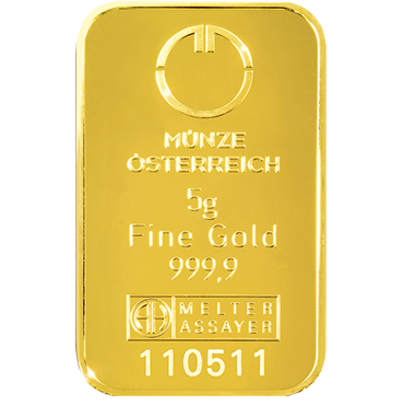 Münze Österreich zlatá tehlička 5 gramov - ...