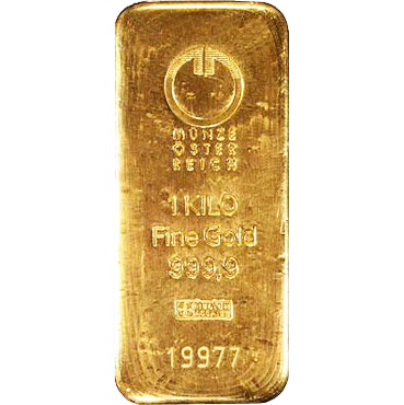 Münze Österreich zlatá tehlička 1000 gramov