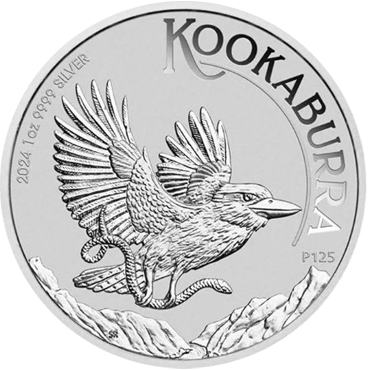 Kookaburra 1 Oz strieborná