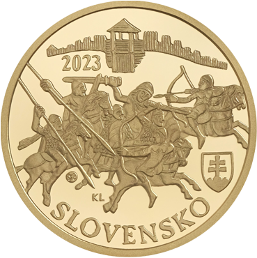 100 € - Vznik Samovej ríše - 1400. výročie 2023