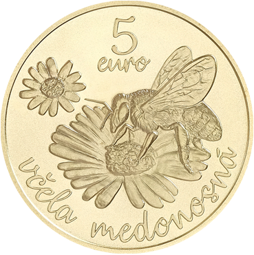 5 € - Flóra a fauna na Slovensku - včela ...