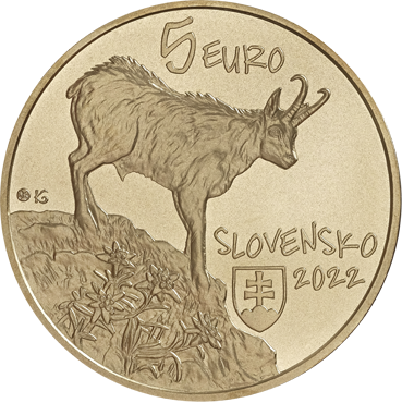 5 € - Flóra a fauna na Slovensku - kamzík vrchovský tatranský
